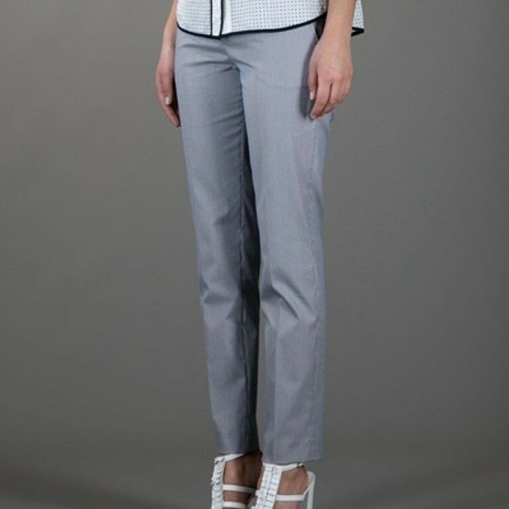 RED VALENTINO Checked SLIM FIT Trouser PANTS Grey